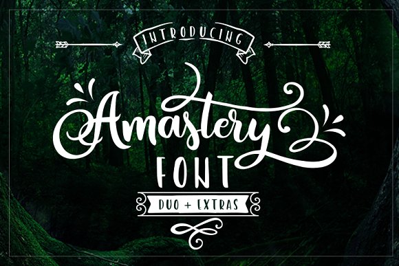 Amastery: A Perfect Font for Handmade and Digital Creations