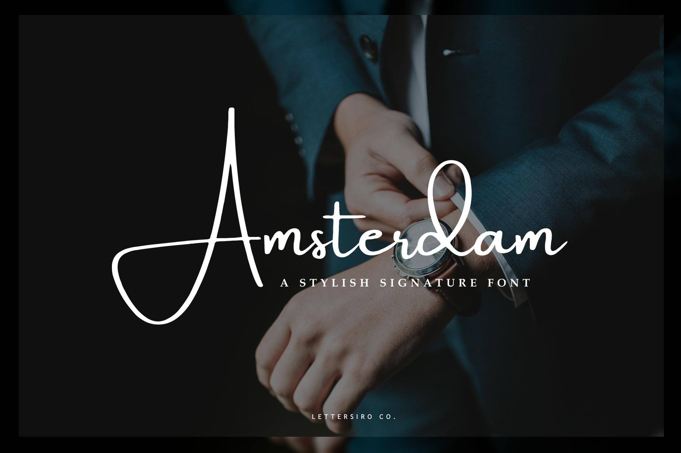 Amsterdam: The Perfect Script Handwritten Font for Modern Branding