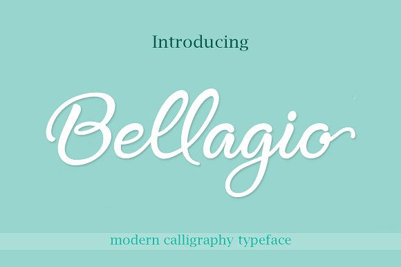 Bellagio: A Modern Handwritten Script Font for Editorial Design