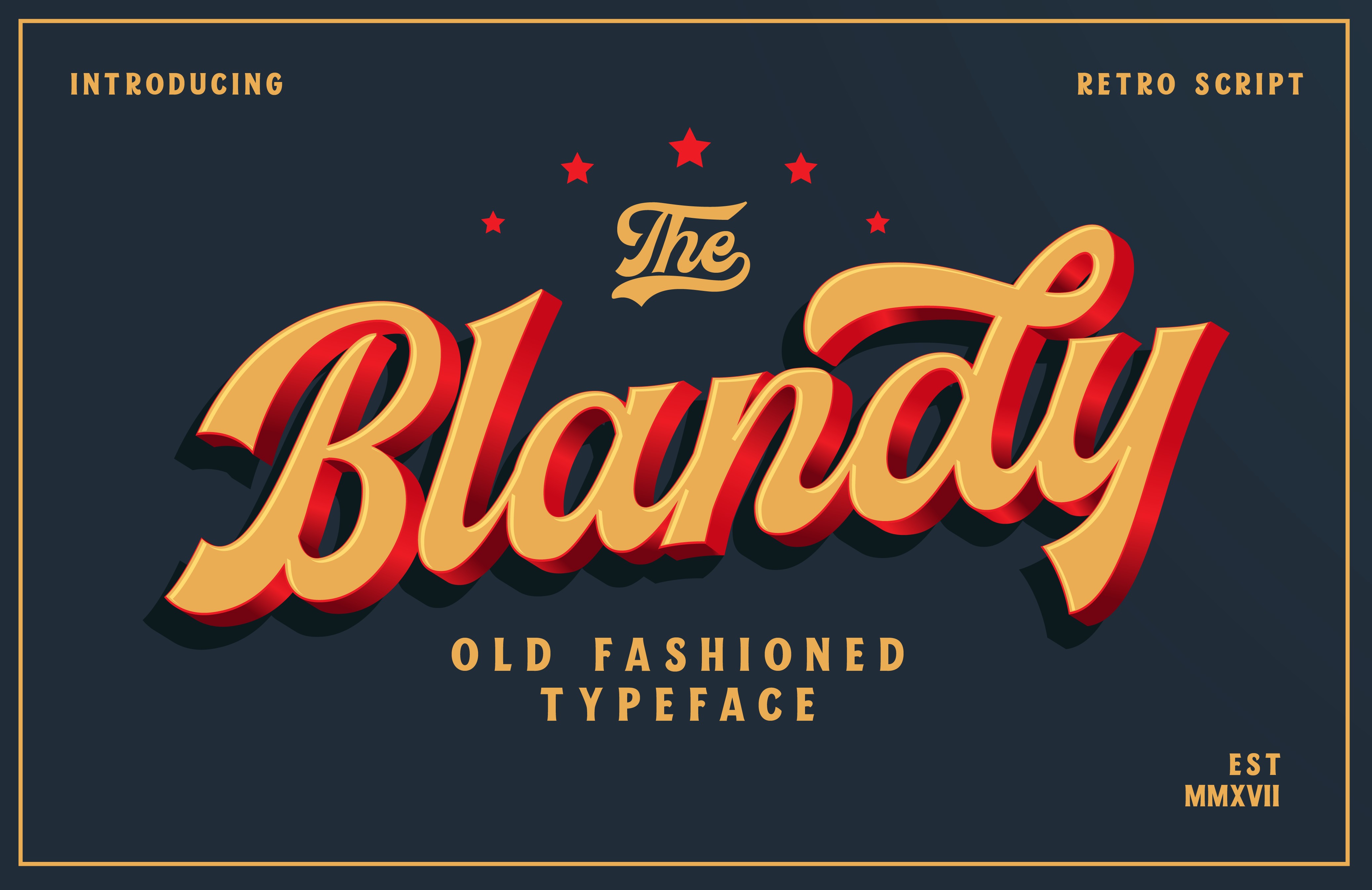 Blandy: The Perfect Script Handwritten Font for Bold Web Designs