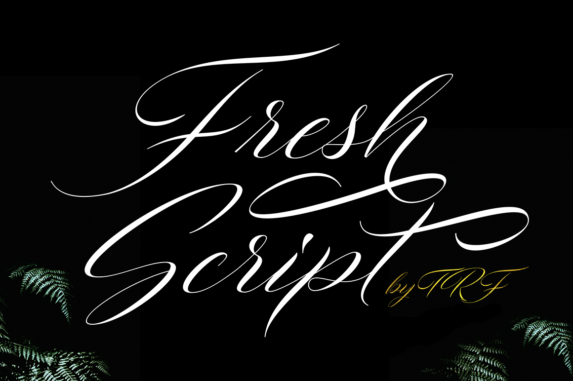 Bring Elegance to Your Handmade Creations with Fresh Script