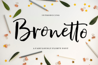 Bronetto: A Modern Script Font for Elegant Web Design
