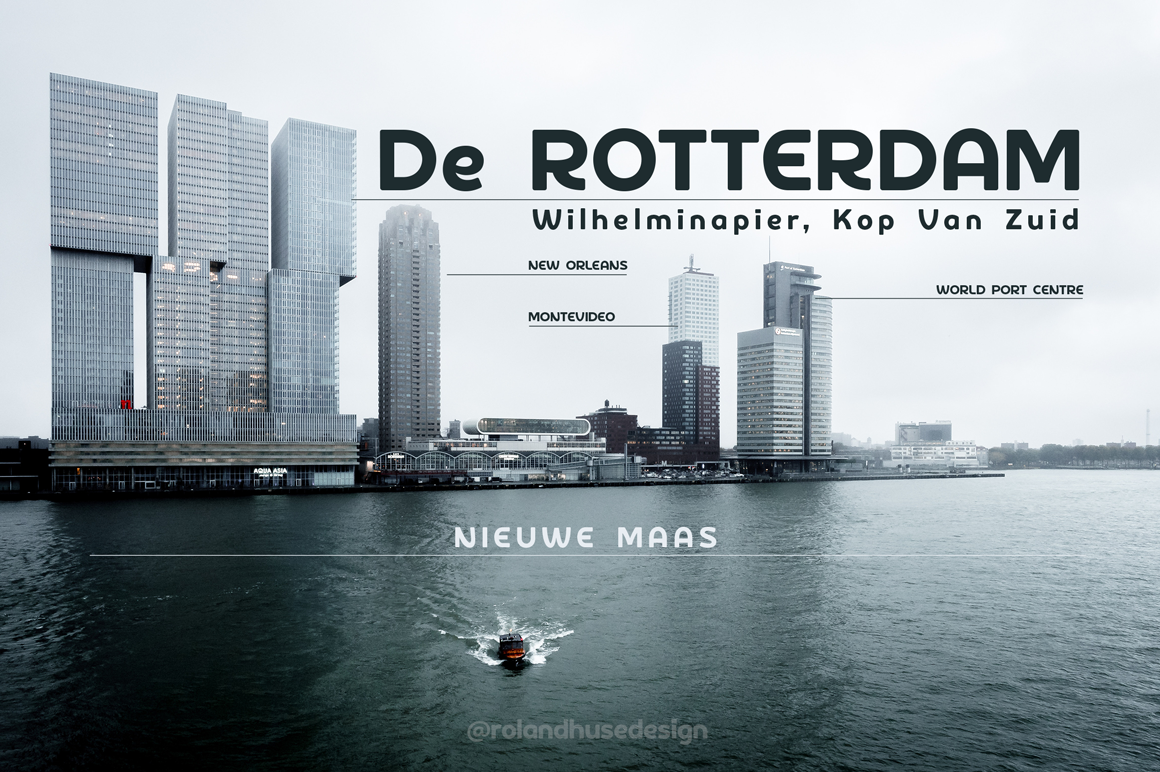De Rotterdam: A Modern Sans Serif Font for Creative Makers