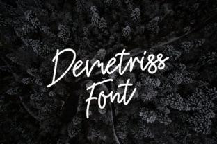 Discover Demetriss: A Unique Handwritten Font for Editorial Design