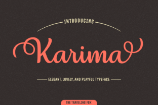 Discover the Charm of Karima: A Versatile Script Font