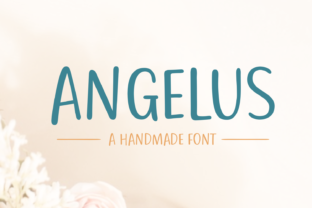 Discover the Elegance of Angelus: A Hand-Painted Script Font