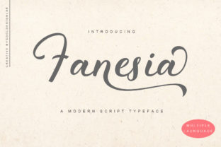 Discover the Elegance of Fanesia: A Versatile Script Font