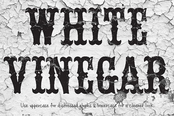 Discover the Unique Charm of White Vinegar Font