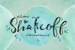 Elevate Your Brand with Shakeoff: A Beautiful Handcrafted Font