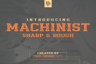 Elevate Your Craft with Machinist, the Perfect Display Font
