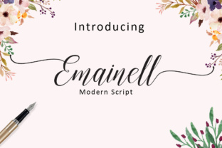 Emainell: A Handwritten Font for Creative Makers
