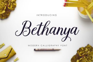 Enhance Your Brand with Bethanya: A Modern Calligraphic Font
