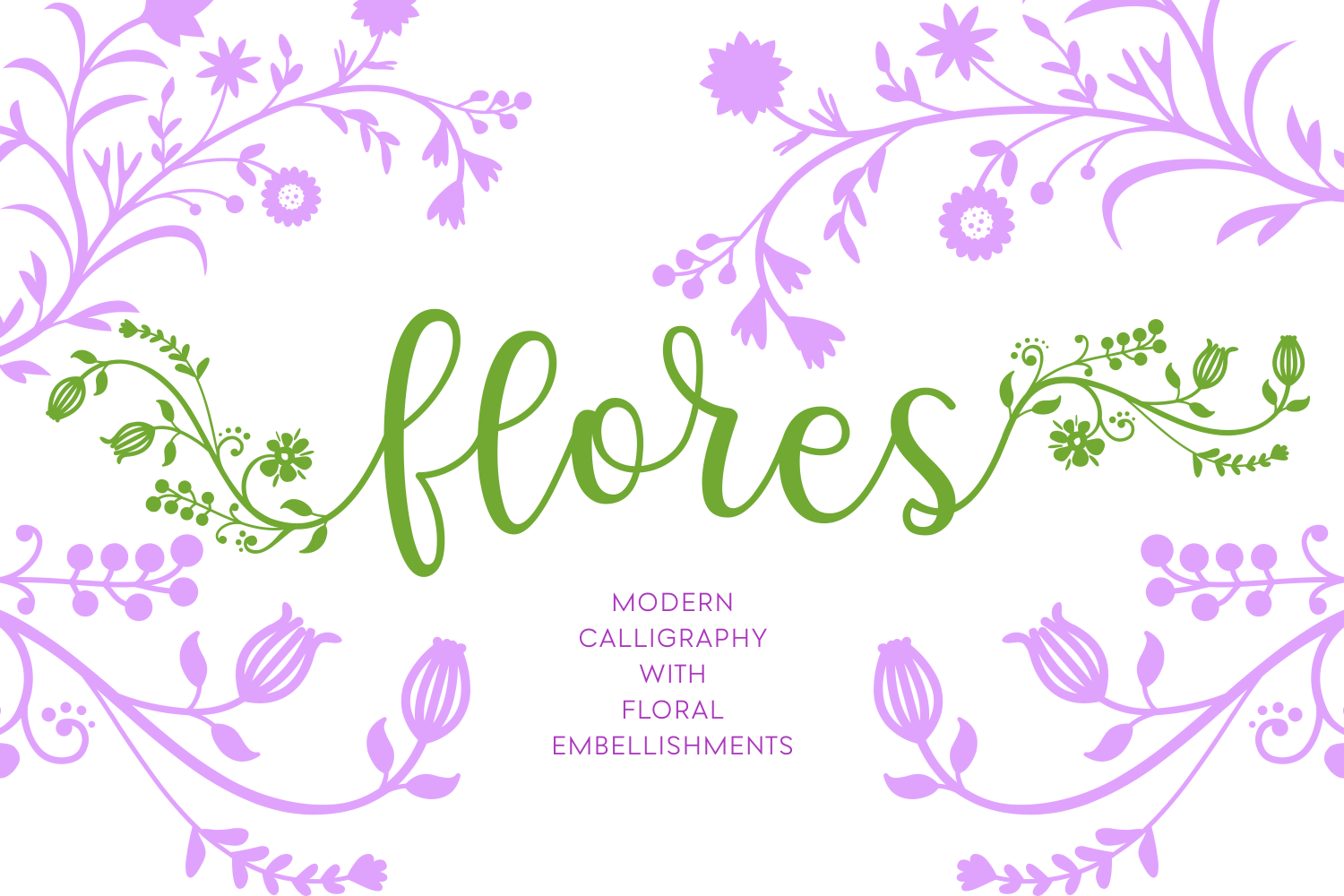 Enhance Your Brand with Flores: A Modern Calligraphy Font