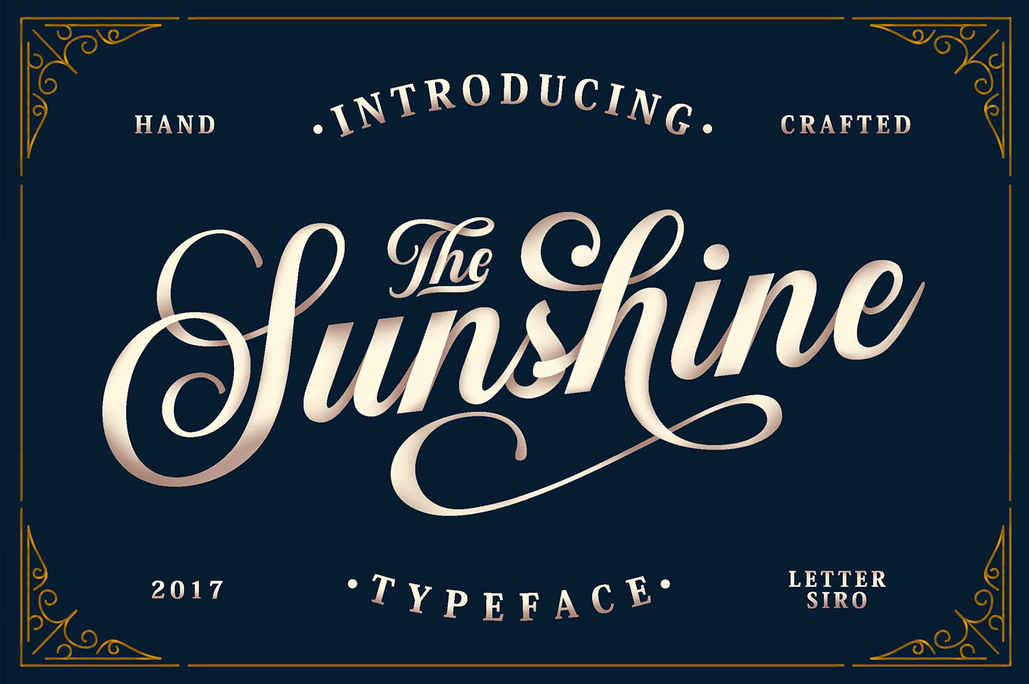 Enhance Your Campaigns with Sunshine Vintage Ornaments Font
