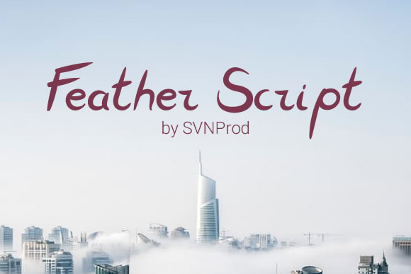 Feather Script: A Delicate and Elegant Font for Editorial Design