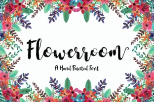 Flowerroom: A Handwritten Font for Creative Makers