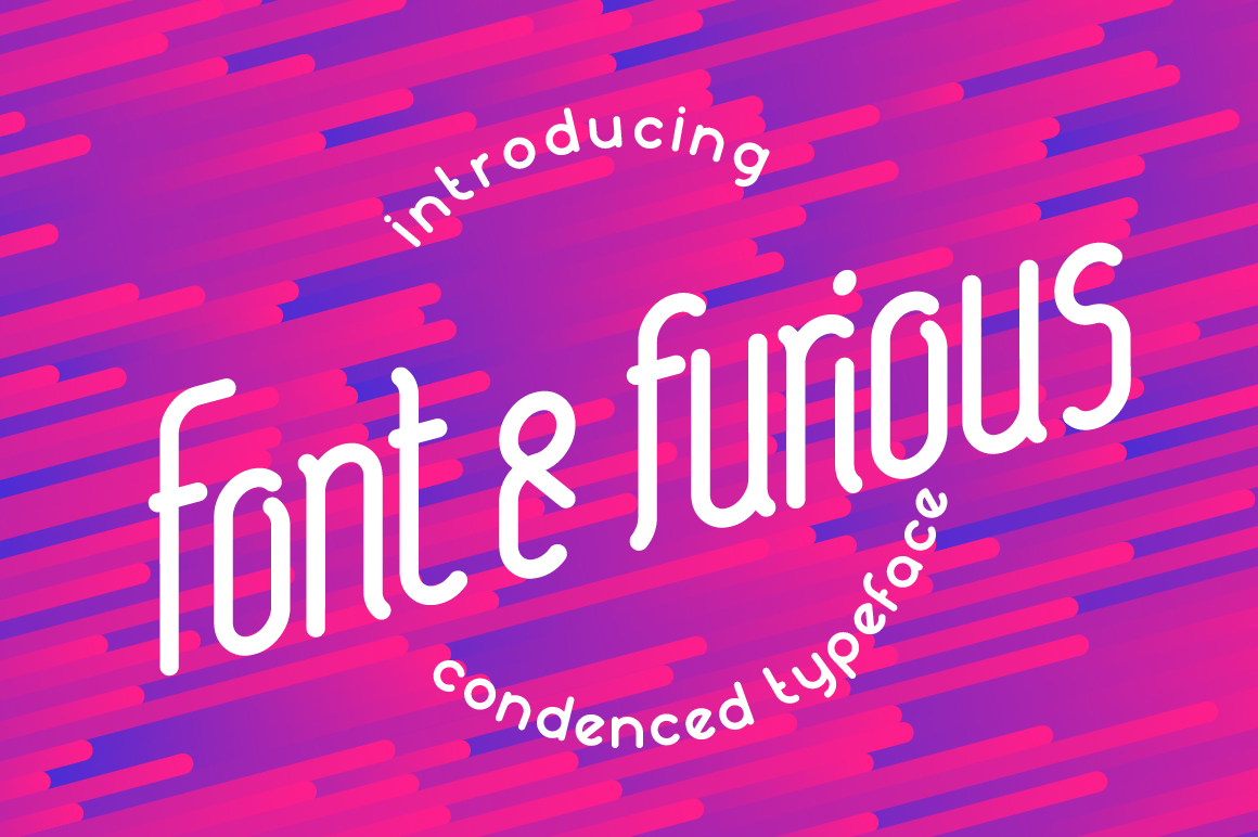 Font Furious: A Clean and Minimal Sans Serif Typeface