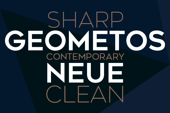 Geometos Neue: A Versatile Sans Serif Font for Makers