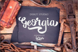 Georgia: A Retro Hand-Brushed Script Font
