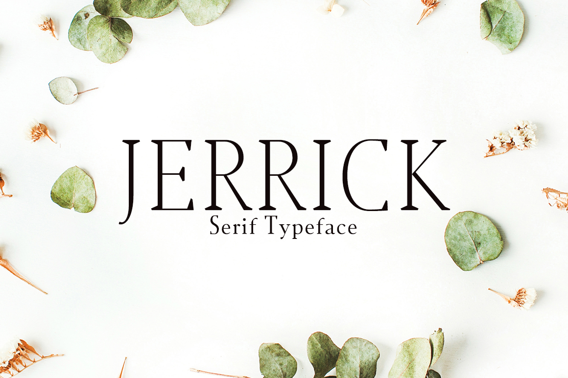 Jerrick: A Friendly Serif Font for Creative Makers