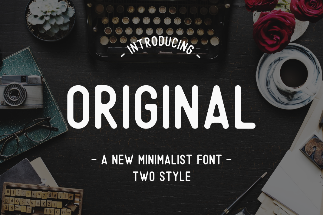 Original: A Versatile Vintage Font for Editorial Design
