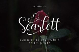 Scarlett: The Versatile Script Handwritten Font for Creative Design