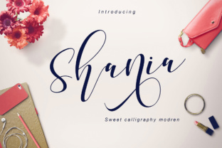 Shania: A Sweet and Handmade Font for Crafters