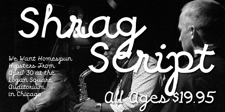 Shrag Script: A Fun and Comfortable Font for Editorial Design