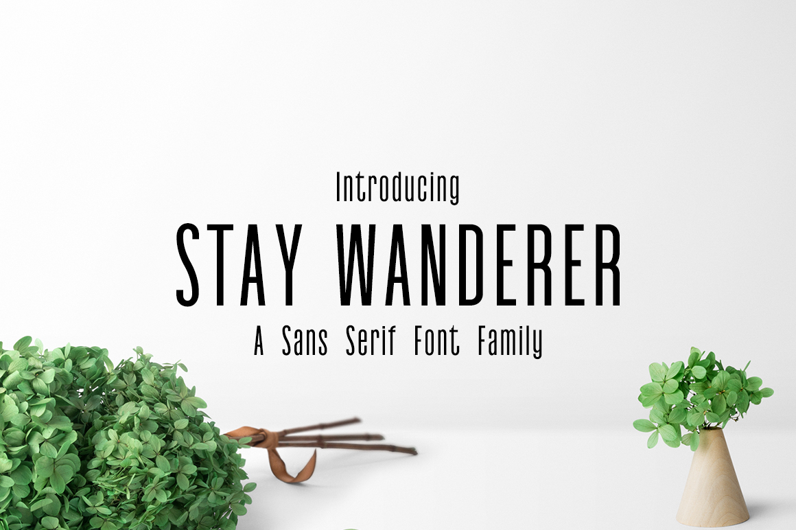 Stay Wanderer: A Versatile Sans Serif Font for Editorial Design