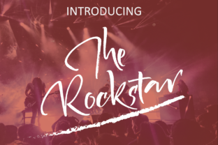 The Rockstar: A Handwritten Brush Font for Digital Design