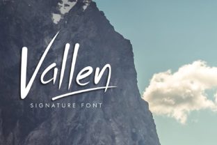 Vallen: A Smooth and Elegant Font for Creative Projects