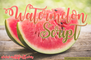 Watermelon Script: A Juicy Calligraphy Font for Creative Campaigns